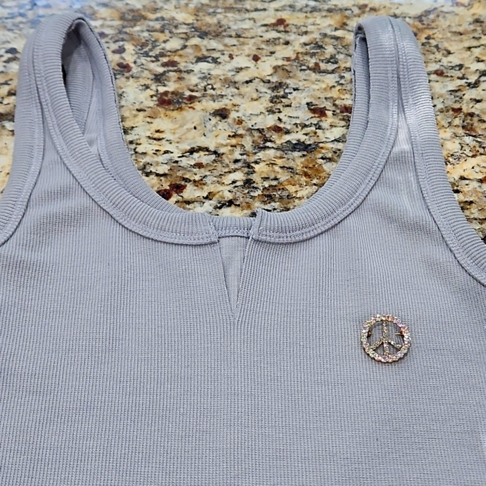 Gray fitted dress